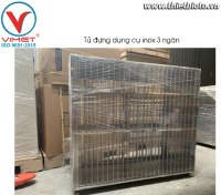 Tủ dụng cụ inox 3 ngăn