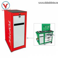 Tủ phụ ghép bên cạnh tủ 7 ngăn màu đỏ TBAH0102