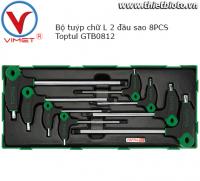 Bộ tuýp chữ L 2 đầu sao Toptul GTB0812