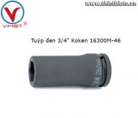 Tuýp đen 3/4 Koken 16300M-46