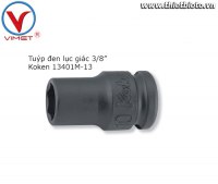 Tuýp đen lục giác 3/8 Koken 13401M-13