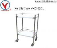 Xe đẩy inox 2 tầng VXDI0201