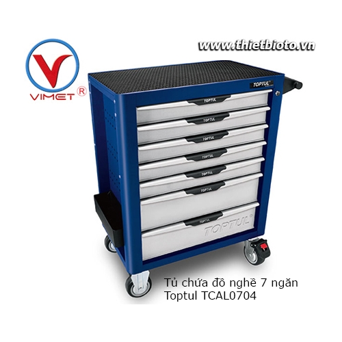 Tủ chứa đồ nghề 7 ngăn cao cấp chống lật Toptul TCAL0704