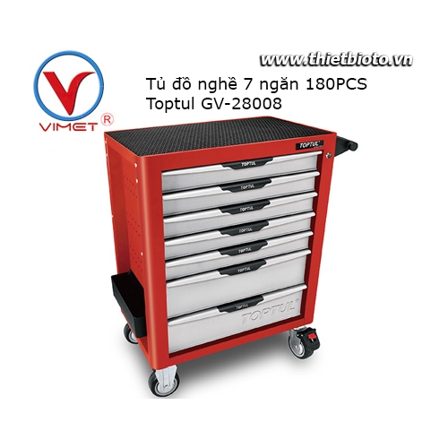 Tủ đồ nghề 7 ngăn 280pcs Toptul GV-28008