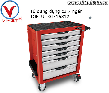 Tủ đựng dụng cụ 7 ngăn 163PCS Toptul GT-16312