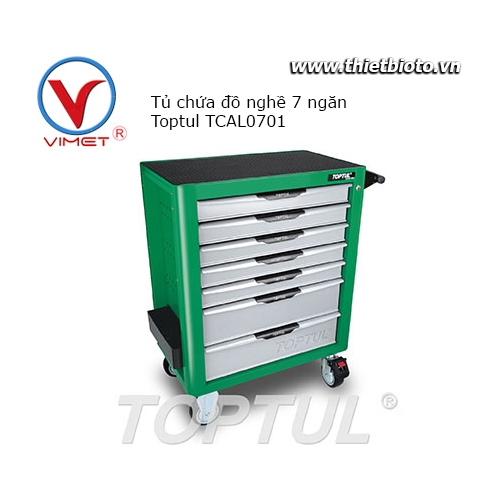 Tủ đựng dụng cụ 7 ngăn cao cấp chống lật Toptul TCAL0701