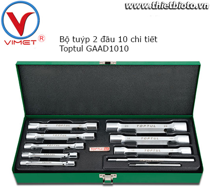 Bộ ống tuýp 2 đầu 10 chi tiết Toptul GAAD1010