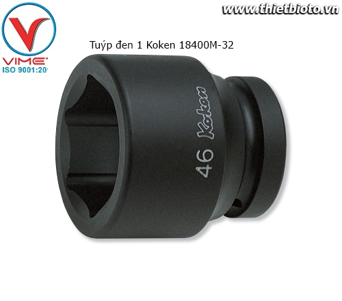 Tuýp đen 1 Koken 18400M-32
